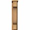 Ekena Millwork Newport Rough Sawn Corbel w/Backplate, Western Red Cedar, 6"W x 14"D x 30"H COR06X14X30NEW01RWR - alternate 4